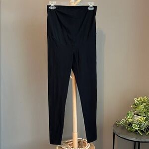 H&M Black High-Waist Maternity Leggings